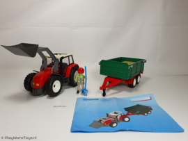 Playmobil 4496 - Tractor met aanhangwagen, 2ehands