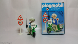 Playmobil 3572 - Politiemotor "Police", gebruikt