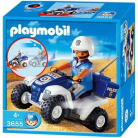 Playmobil 3655 - Politiequad met pullbackmotor