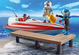 Playmobil 70744 - Speedboot met onderwatermotor