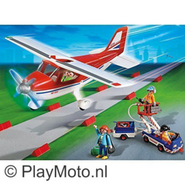 Playmobil 9369 - Sportvliegtuig met servicewagen exclusieve set