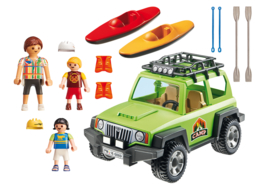 Playmobil 9154 - Familieterreinwagen met kajaks