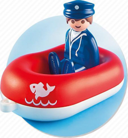 1.2.3. Playmobil 6795 - Zeeman met rubberboot