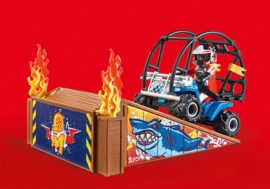 Playmobil 70820 - Starterpack Stuntshow quad met vuurhelling