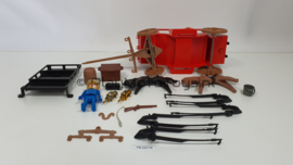 Playmobil 3245 - Western Red Stage Coach, gebruikt met doos