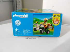 Playmobil 4176 - Onderzoeker met quad in doos,  2ehands