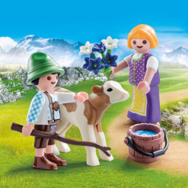 Playmobil 70155 - Special Plus Kinderen met kalf