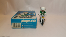 Playmobil 3564x - Politiemotor "Police", gebruikt met doos