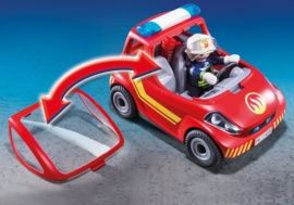 Playmobil 9235 - Brandweer Commandant met interventievoertuig