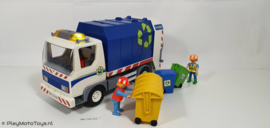 Playmobil 4129 - Vuilniswagen met werkend zwaailicht,  gebruikt.