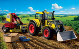 Playmobil 72161 - Grote Tractor met aardappelrooier