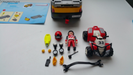 Playmobil 4228 - Pickup met quad, 2ehands met doos