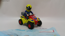 Playmobil 4425 - Gele Race quad met pullbackmotor, 2ehands