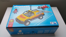 Playmobil 4228 - Pickup met quad, 2ehands met doos