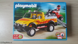 Playmobil 4228 - Pickup met quad