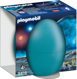 Playmobil 9416 - Ruimte agent met robot in blauw Paasei