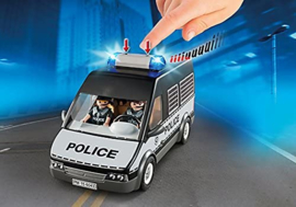 Playmobil 6043 - Politie Mobiele eenheid bus met zwaailichten & sirene