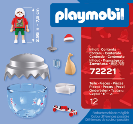 Playmobil 72221- Kerstbal: Longboarder
