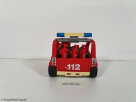 Playmobil 3177 - Brandweer Commandant met auto, 2ehands