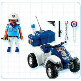Playmobil 3655 - Politiequad met pullbackmotor