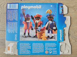 LEGE DOOS: Playmobil 5040 - 3 Zwarte Pieten   ! ALLEEN LEGE OPEN DOOS !