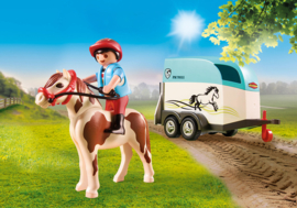 Playmobil 70511 - Auto met paardentrailer