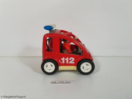 Playmobil 3177 - Brandweer Commandant met auto, 2ehands