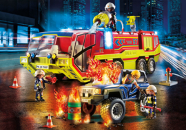 Playmobil 70557 - Promopak Brandweerwagen met licht & geluid & Jeep