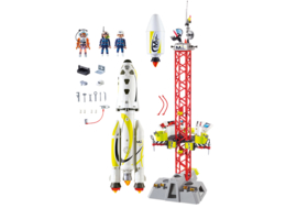 Playmobil 9488 Mars-raket met lanceerplatform (met licht & geluid)