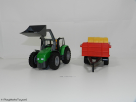 Playmobil 6130 - Tractor met aanhangwagen, 2ehands