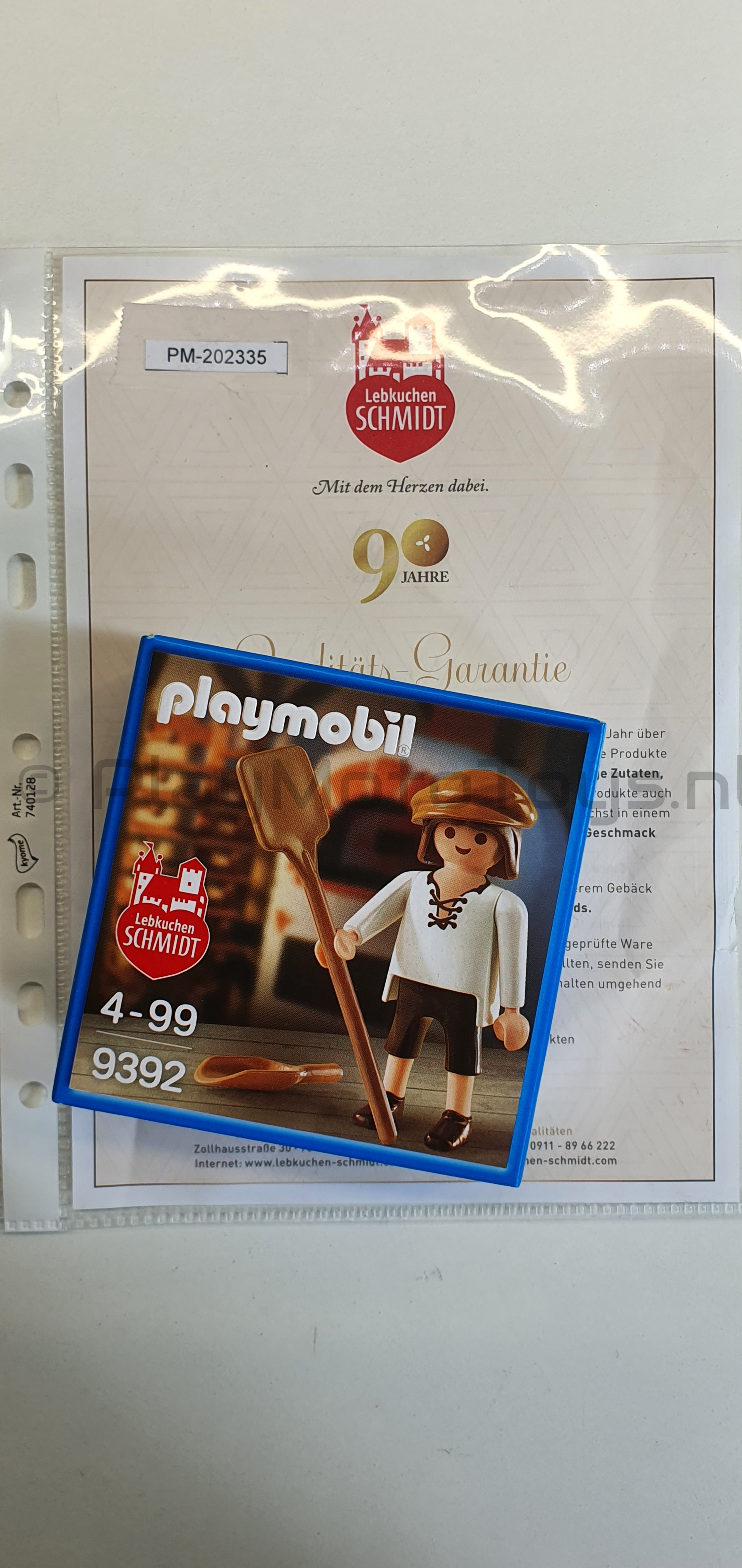 Playmobil 9392 - Lebkuchen-Schmidt Bakker (V1)  Promo MISB