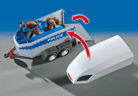 Playmobil 6922 - Bereden politie met trailer