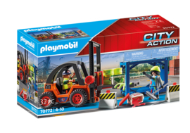 Playmobil 70772 - Vorkheftruck met lading