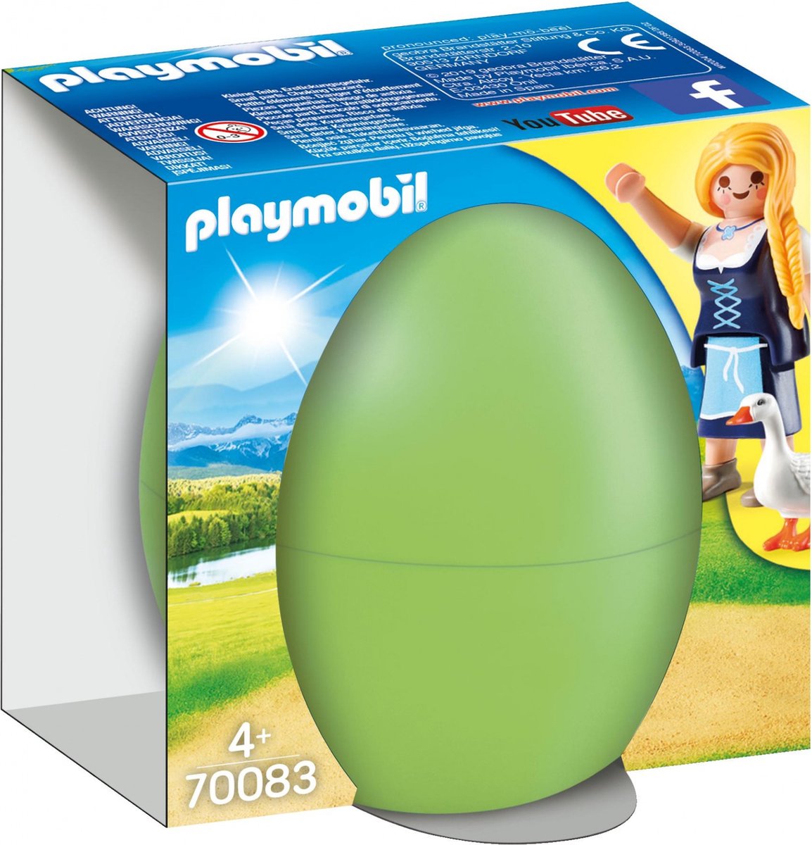 Playmobil 70083 - Ganzenhoedster in groen Paasei
