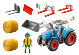 Playmobil 71004 - Grote tractor met toebehoren