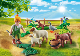 Playmobil 70608 - Kado set Boer met dieren