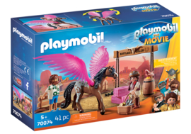70074 - PLAYMOBIL: THE MOVIE Marla en Del met gevleugeld paard