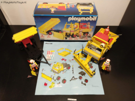 Playmobil 3454 - Sneeuwploeg  / Truck met aanhanger met doos, 2ehands (B)