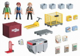 Playmobil 5259 - Cargoteam met lading