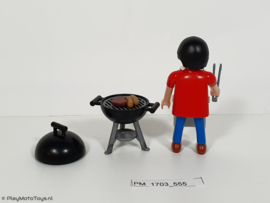 Playmobil 4649 - BBQ Chef. 2e hands.