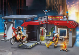 Playmobil 71193 - Meeneem Brandweer kazerne met brandweermotor