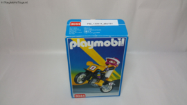 Playmobil 3044 - Motocrosser, 2ehands met doos