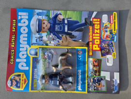 Playmobil 990015 - Tijdschrift nr.20/25, Politieagent met Duitse Herdershond, Misb (GER)
