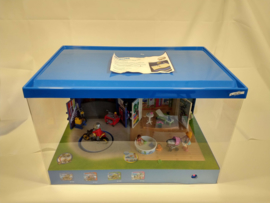 Playmobil speelbox 6157 & 6159 grote vitrine met licht en draaiplateau