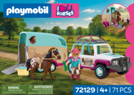 Playmobil 72129 - Terreinwagen met paardentrailer