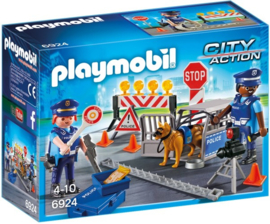Playmobil 6924 - Politie wegversperring (v1)