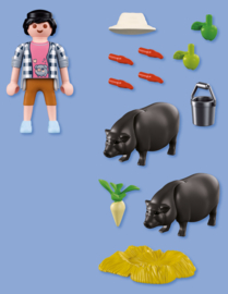 Playmobil 72171 - Boer met hangbuikzwijn