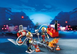 Playmobil 5365 - Brandweerteam met waterpomp