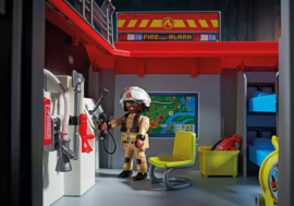 Playmobil 71193 - Meeneem Brandweer kazerne met brandweermotor