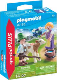 Playmobil 70155 - Special Plus Kinderen met kalf